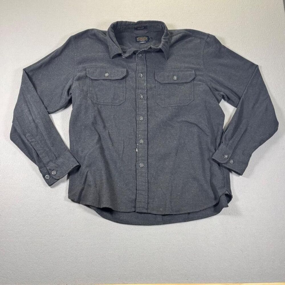 Pendleton Men's Grey and Black Shirt